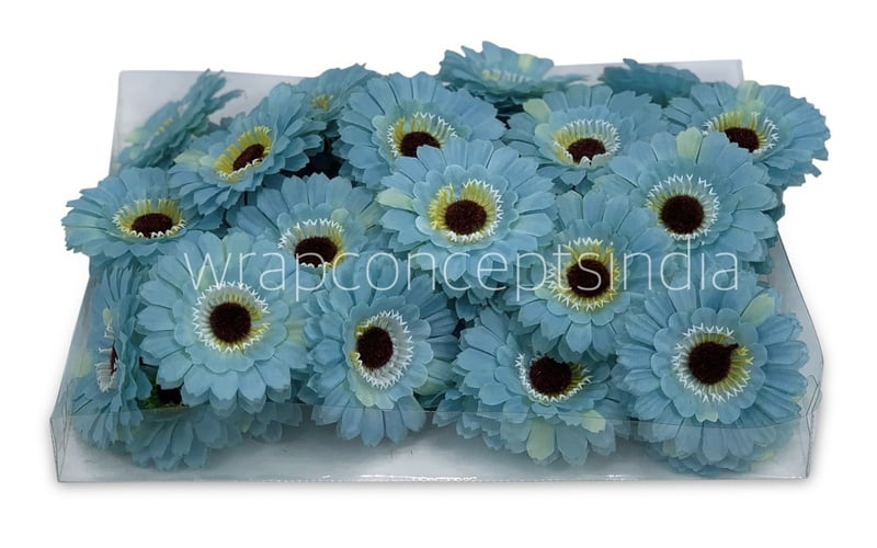 Cyan Gerberas