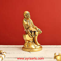 Brass Saibaba 3.5 Inch Height