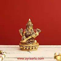 Brass Saraswati Idol 3 Inch Height
