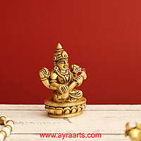 Brass Saraswati Idol 3 Inch Height