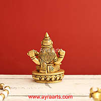Brass Saraswati Idol 3 Inch Height