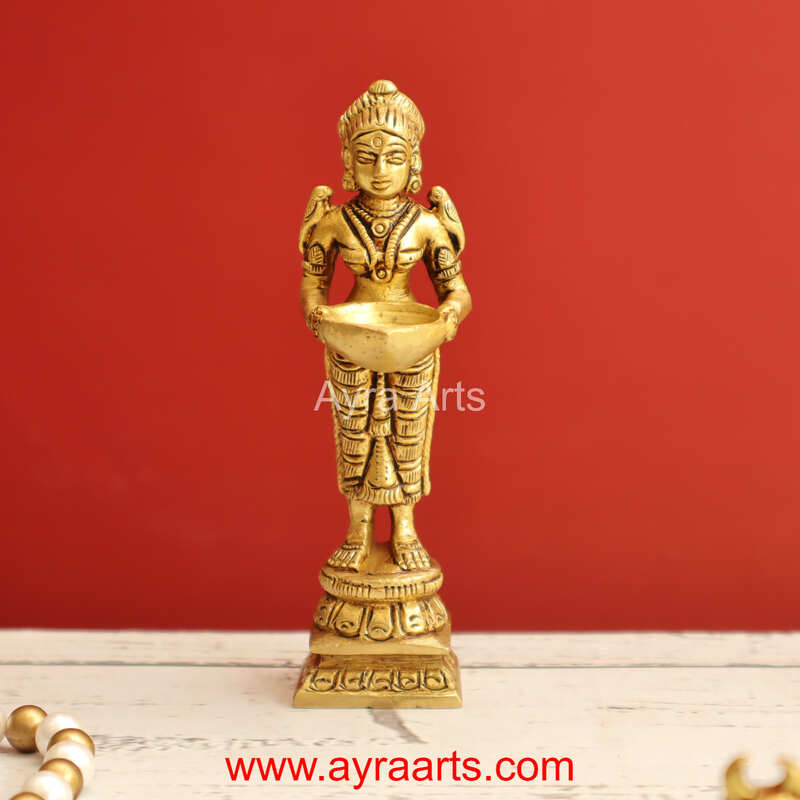 Brass Deepalakshmi 4 Inch Height