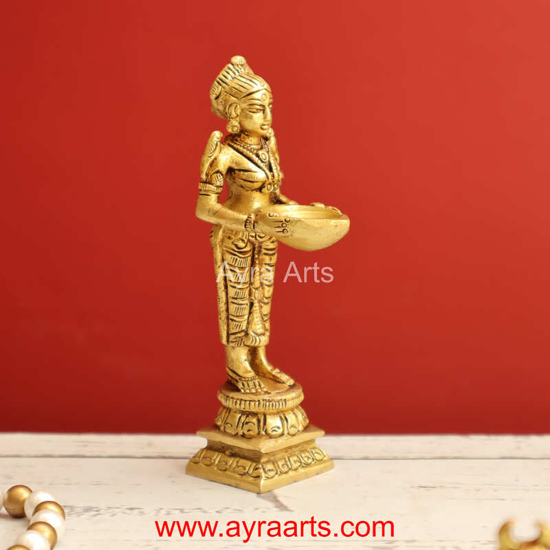 Brass Deepalakshmi 4 Inch Height