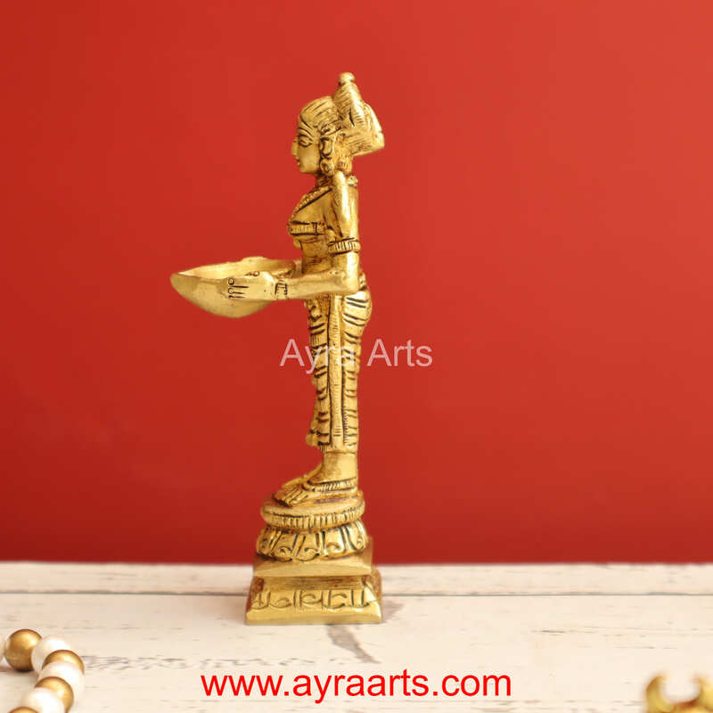 Brass Deepalakshmi 4 Inch Height