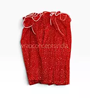 Frosty Dots Pearl Edge Frill - 4 Yards