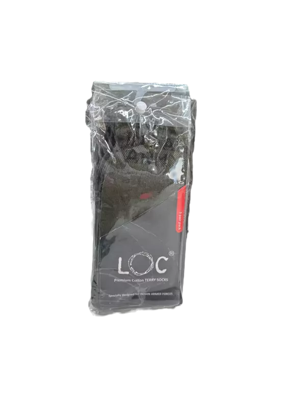 INDIAN ARMY black socks pack of 3 pcs
