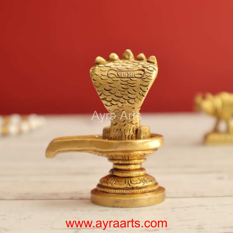 Brass Shivaling 2.5 Inch Height