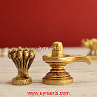 Brass Shivaling 2.5 Inch Height