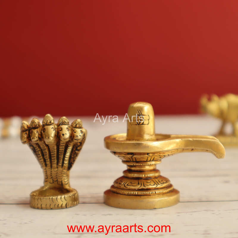Brass Shivaling 2.5 Inch Height