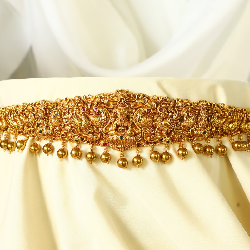 Trendy  flora root printed design copper finish hipbelt