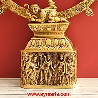 Brass Nataraja Murti Lord Shiv Dancing Statue Idol - 24 Inch Height