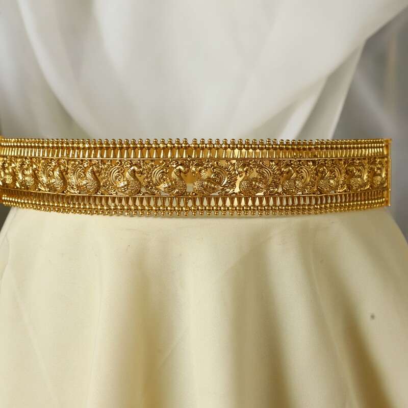 Traditional peacock  hip belt