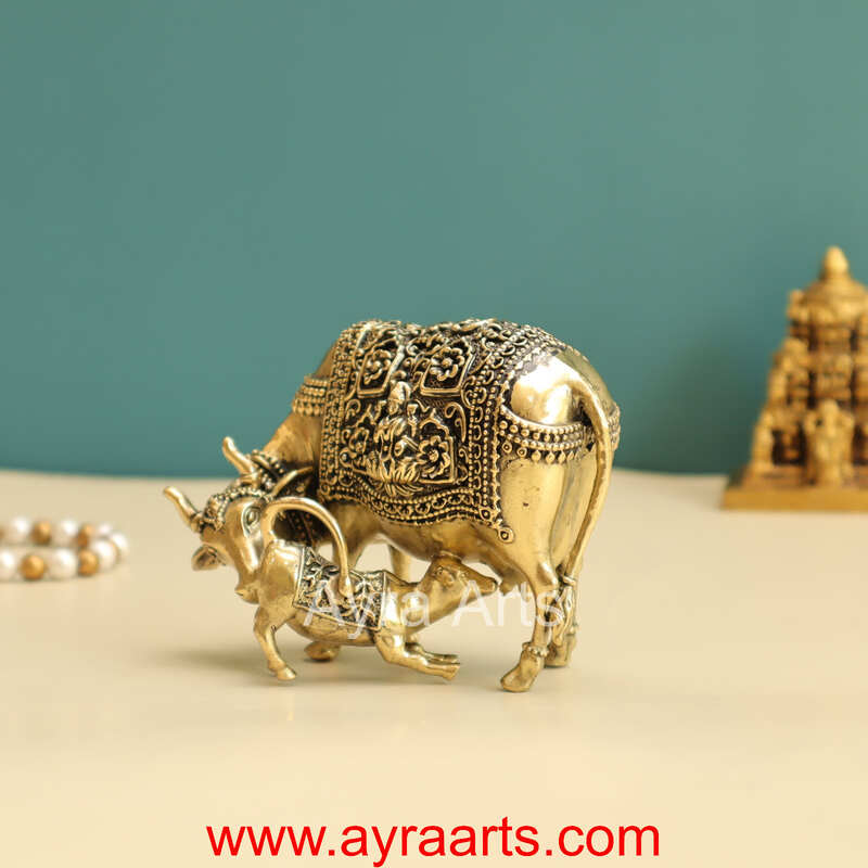 Premium Cow And Calf 3.7 Inch Height