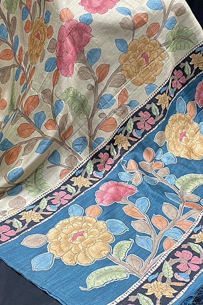 Kamakshi Crepe Tussar SWS574