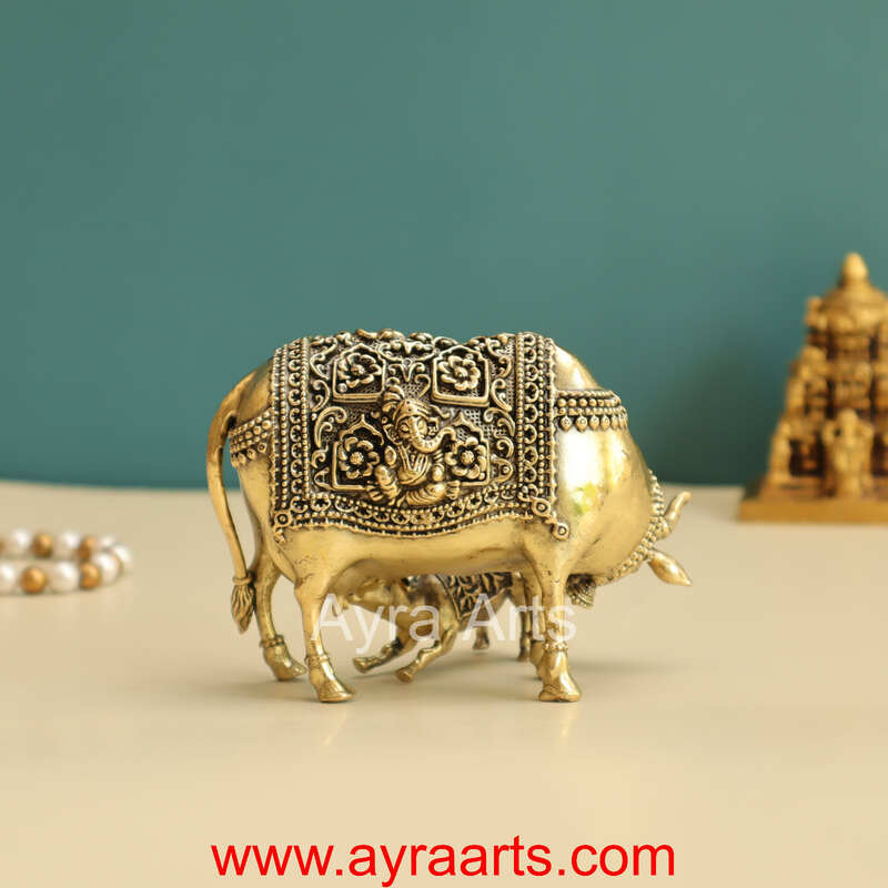 Premium Cow And Calf 3.7 Inch Height