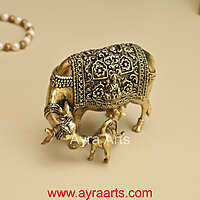 Premium Cow And Calf 3.7 Inch Height