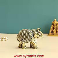 Brass Elephant Premium 3 Inch Height