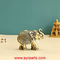 Brass Elephant Premium 3 Inch Height