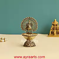 Premium Peacock Designer Diya