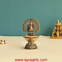 Premium Peacock Designer Diya