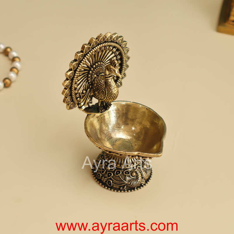Premium Peacock Designer Diya