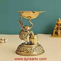 Elephant Diya Premium