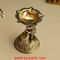 Elephant Diya Premium
