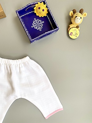 Organic Cotton Muslin Pants (Pack of 4)