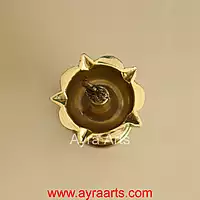 Premium Brass Peacock Standing Diya - 5.8 Inch Height