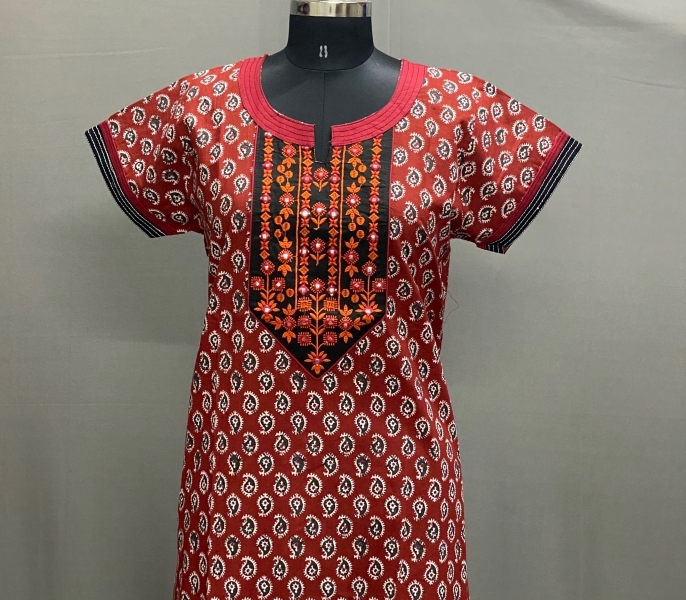 Neha - Printed Nighty NIG012