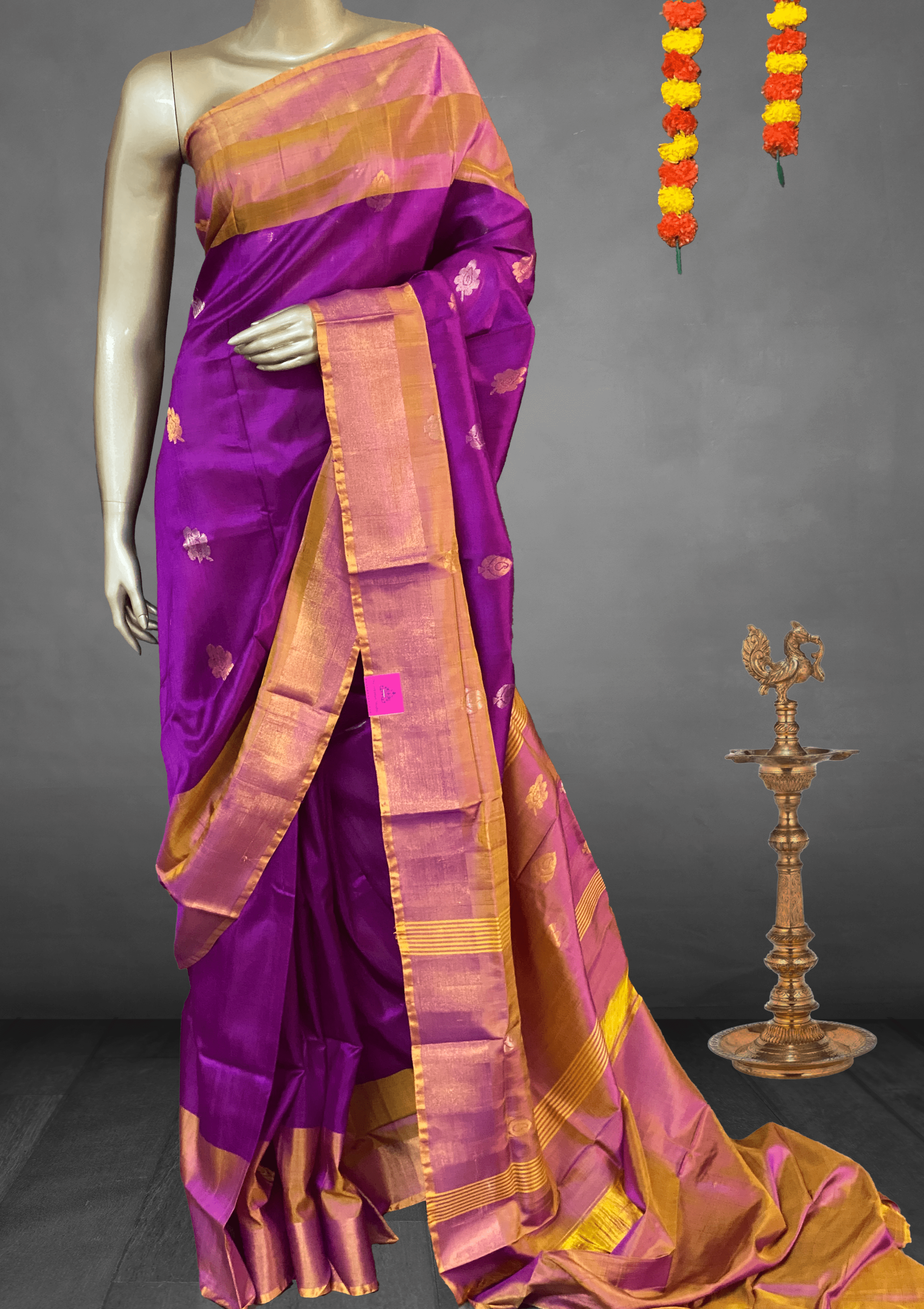 Kousalya ā Uppada Pure Silk Sarees 14147
