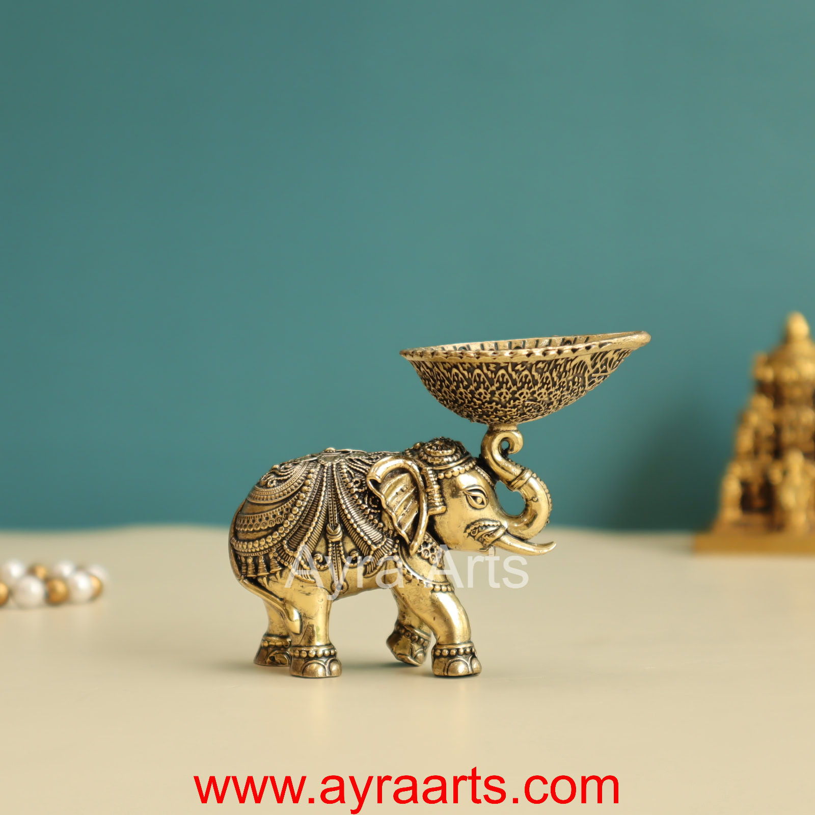 Premium Elephant Diya