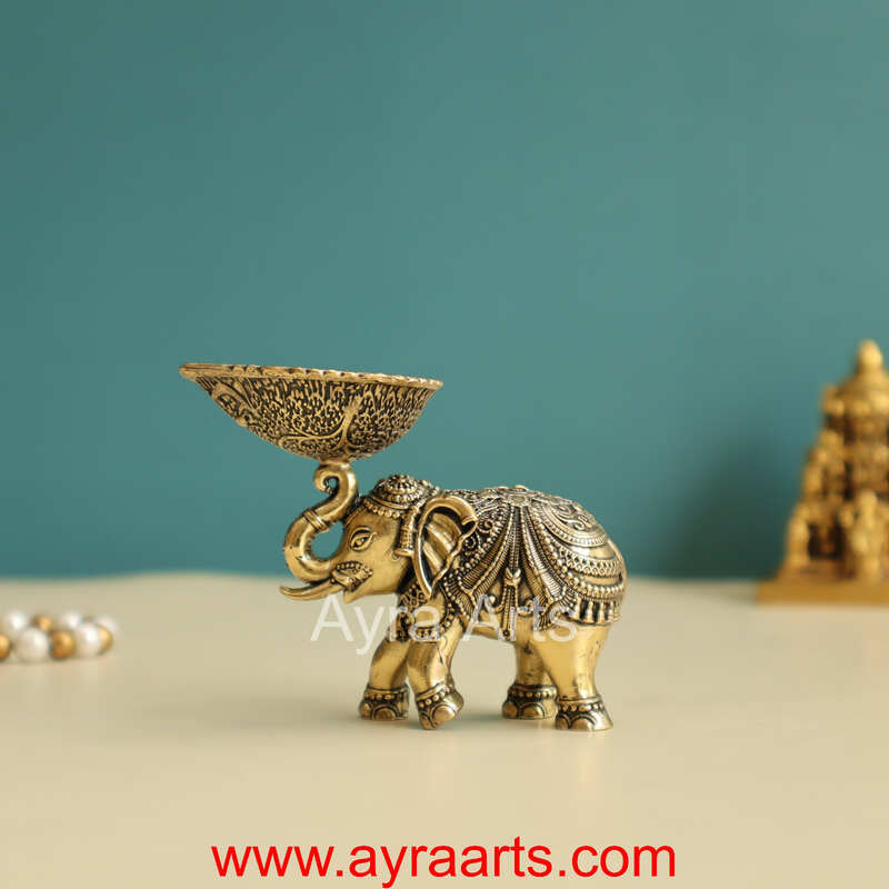 Premium Elephant Diya
