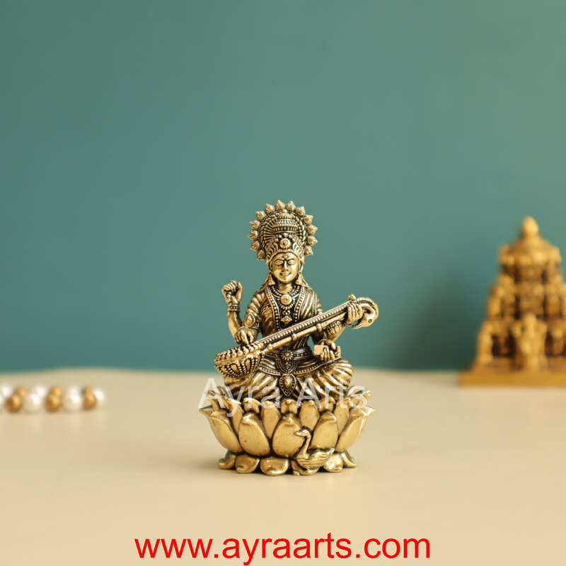 Premium Saraswati 3 Inch Height