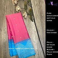 PURE KANCHIVARAM SOFT SILK SAREE SASSSIL21346