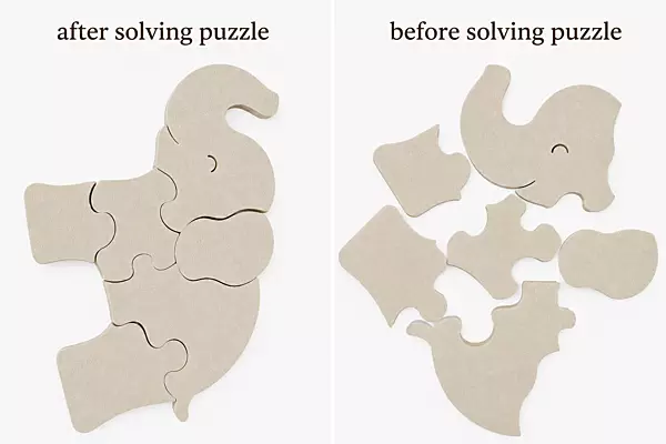 Montessori Elephant Puzzle Toy
