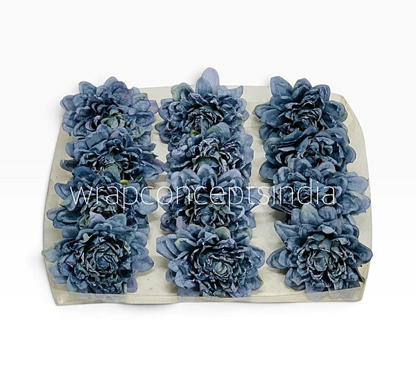 Burnt Blue Chrysanthemum