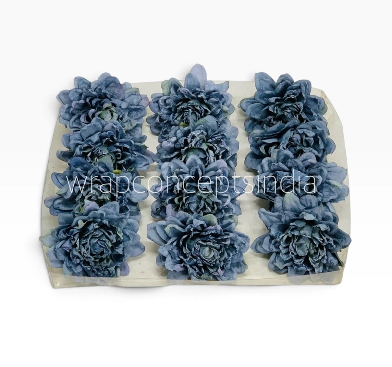 Burnt Blue Chrysanthemum