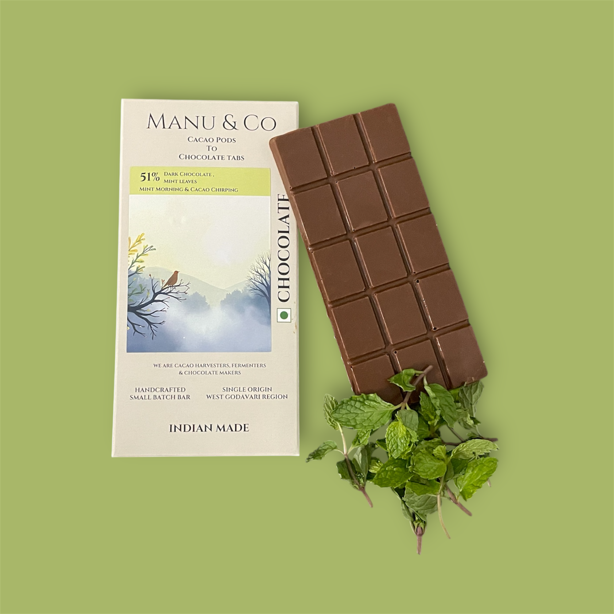 51% Dark Chocolate , Mint 51% Dark Chocolate , Mint