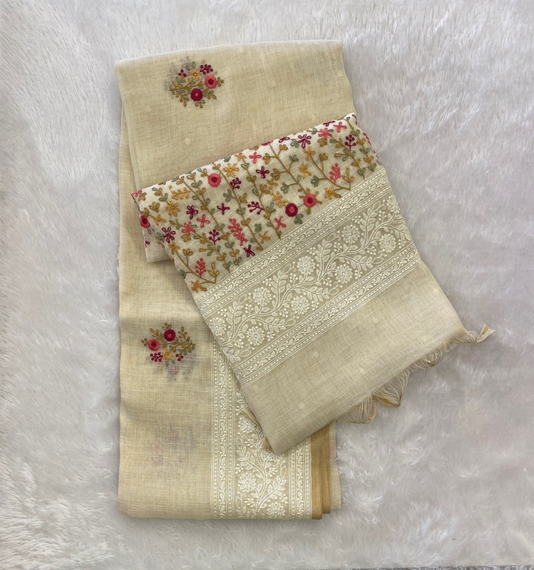 Onam Linen Sarees SWS185