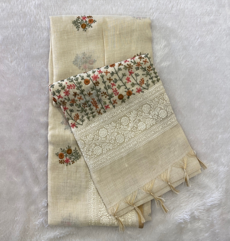 Onam Linen Sarees SWS185