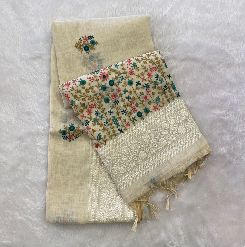 Onam Linen Sarees SWS185