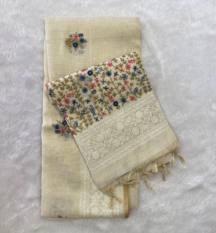 Onam Linen Sarees SWS185