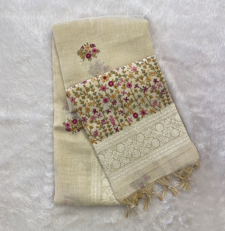 Onam Linen Sarees SWS185