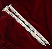silver payal for women