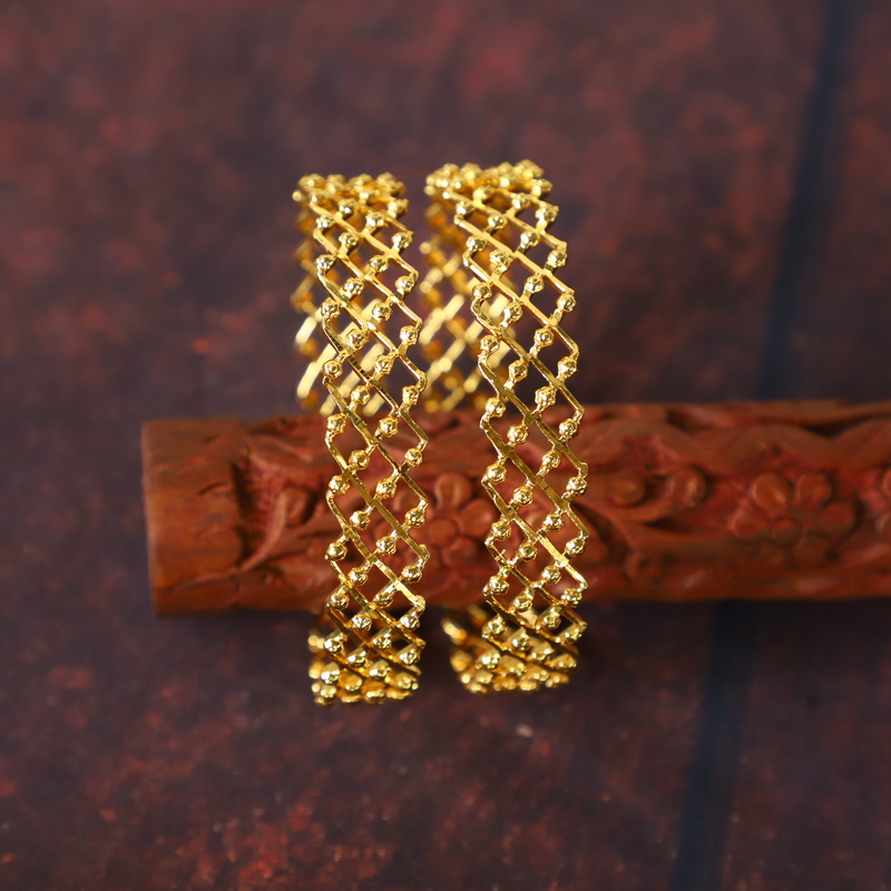 Beautiful gold plated bangles