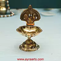Shank Chakra Namah Diya - 4 Inch Height