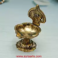Shank Chakra Namah Diya - 4 Inch Height