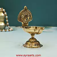 Shank Chakra Namah Diya - 4 Inch Height