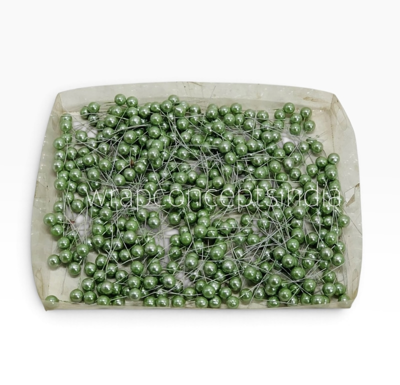 Pearl Sticks - Mint- 12MM